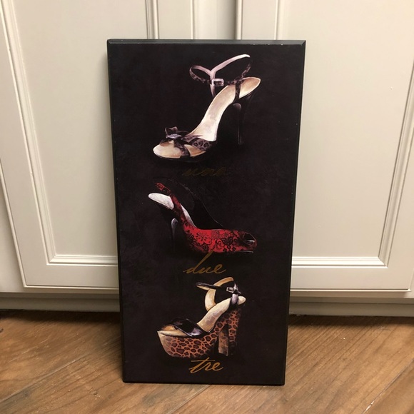 Other - High heel shoe wall art 11x22